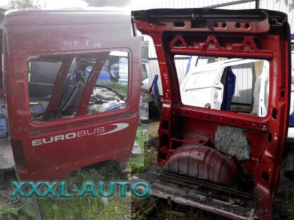 Задня права боковина (чвертка) Fiat Scudo, червоний колір