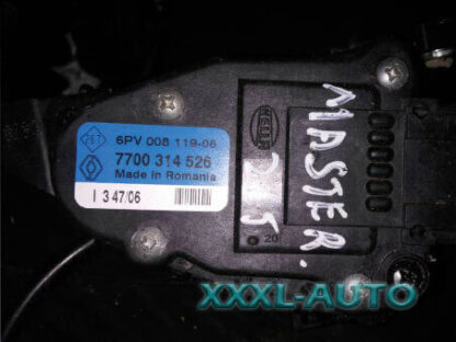 Фото Акселератор, педаль газу Renault Master 2.5 DCI 7700314526 2003-2010