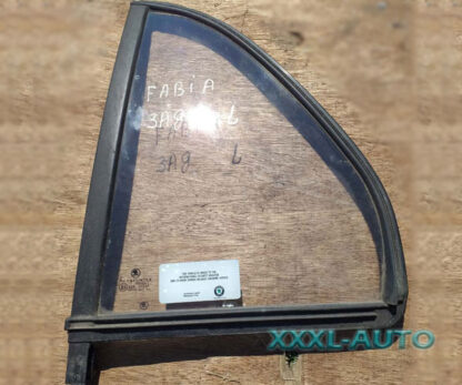 Фото Скло двері задніх лівих (кватирка) для Skoda Fabia 1999-2007 Хетчбек 6Y6845209A