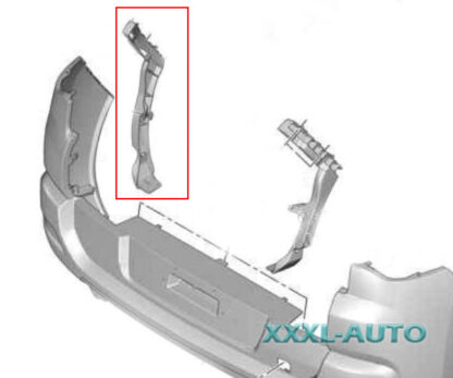 Фото Кронштейн заднього бампера лівий Peugeot 3008 9683045680