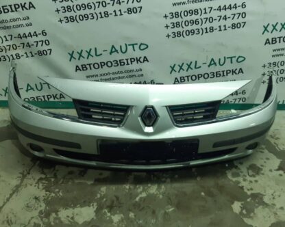 Фото Бампер передній Renault Laguna II 2005-2007 cірий металік